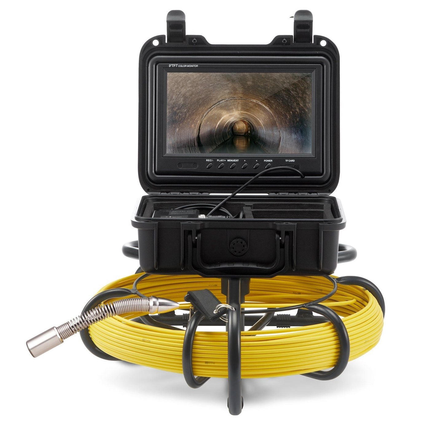 Sewer Camera Pipe Inspection Camera 9-inch 720p Screen Pipe Camera 164 ft