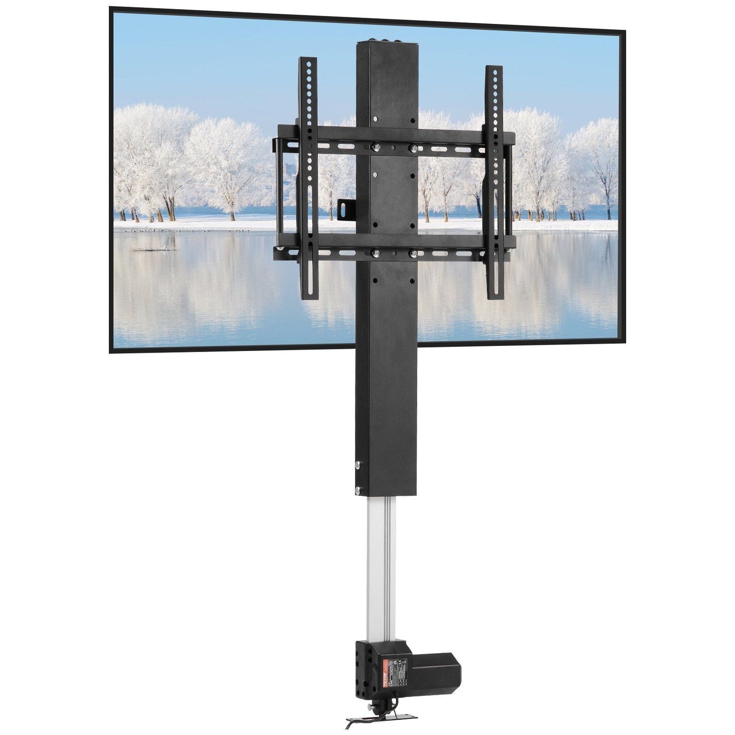 Motorized TV Lift Stroke Length 28 Inches Motorized TV Mount Fit for Max.50 Inch TV Lift with Remote Control Height Adjustable 38-65 Inch,Load Capacity 132 Lbs
