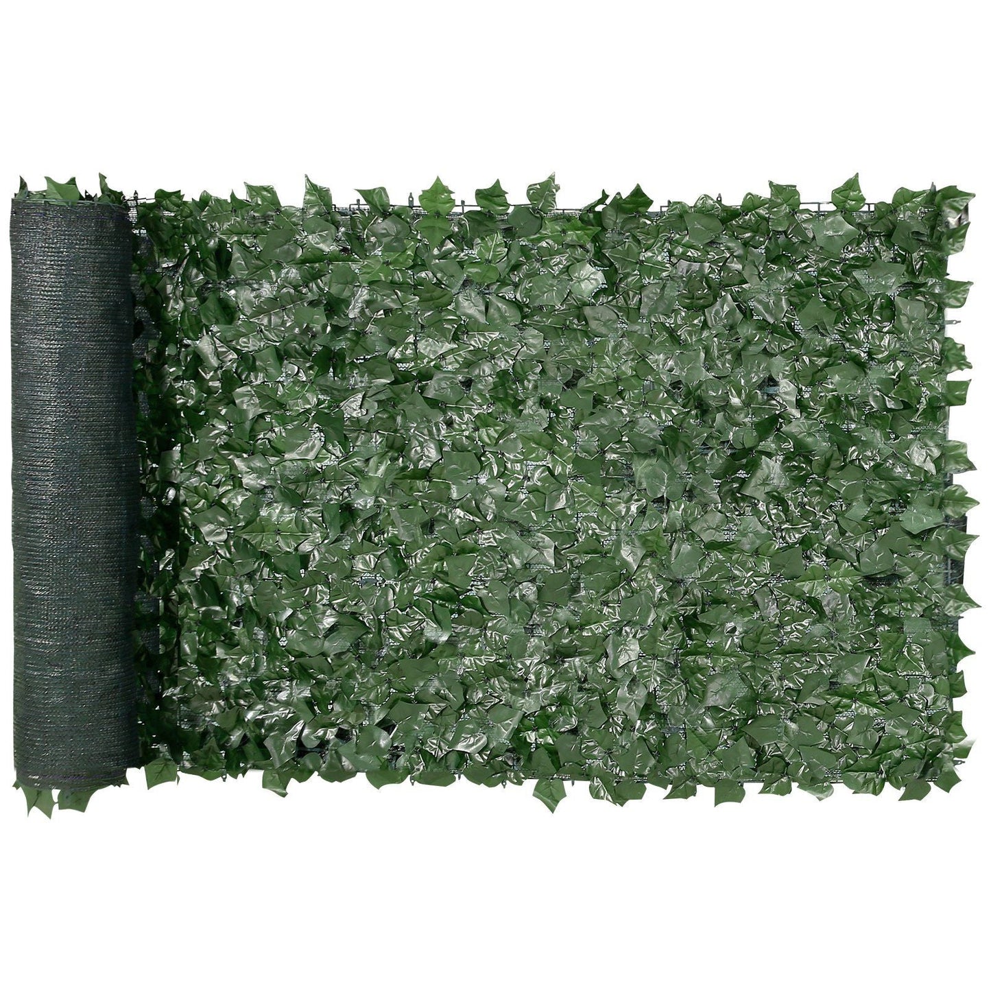 39"x98" Artificial Faux Ivy Leaf Privacy Fence Screen with Mesh Cloth Backing