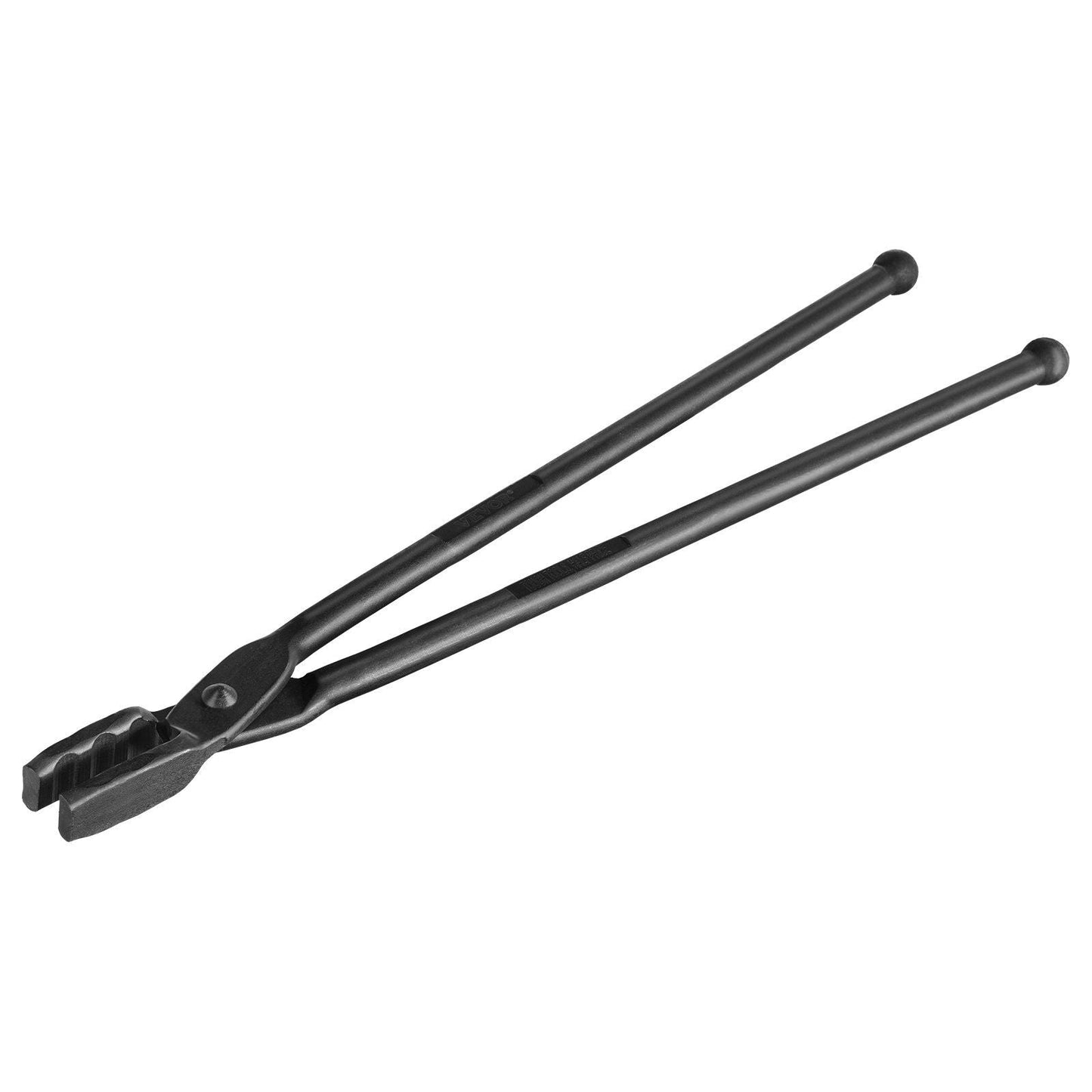 Blacksmith Tongs, 18' Wolf Jaw Tongs, Carbon Steel Forge Tongs with A3 Steel Rivets, for Horseshoes, Curved Shapes, Block Forgings, for Beginner and Seasoned Blacksmiths and Bladesmiths