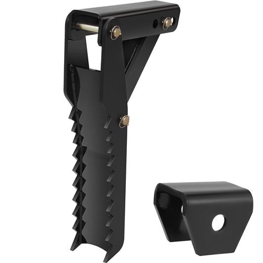 36 inch Backhoe Excavator Thumb Attachments Adjustable Extreme Weld On Backhoe Thumb Hoe Clamp 1/2Inch Teeth Thick Steel Plate 16MM Assembly Bolt-On Design