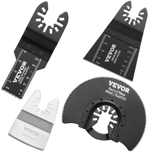 30PCS Multi Tool Blades Kits, Universal Quick Release Oscillating Saw Blades, 8 Types Wood Metal Plastic Oscillating Tool Blades, Fit Dewalt Bosch Milwaukee Hitachi Chicago Craftsman