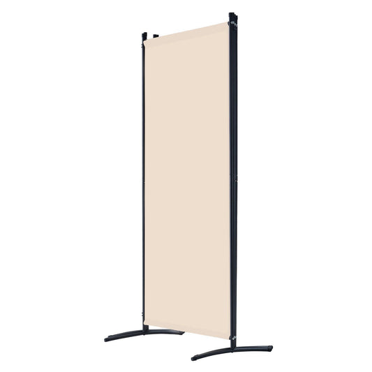 Room Divider, 4 Panel Room Divider, Folding Privacy Screen and Portable Partition Divider for Room Separation, Freestanding Room Partitions for Office, Bedroom, Living Room, Beige