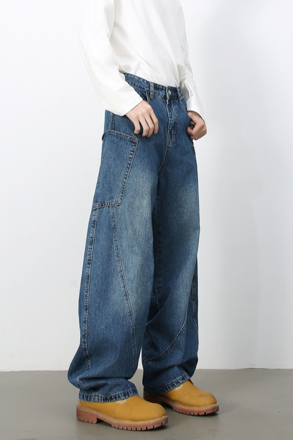 Men's Wide Leg Jeans