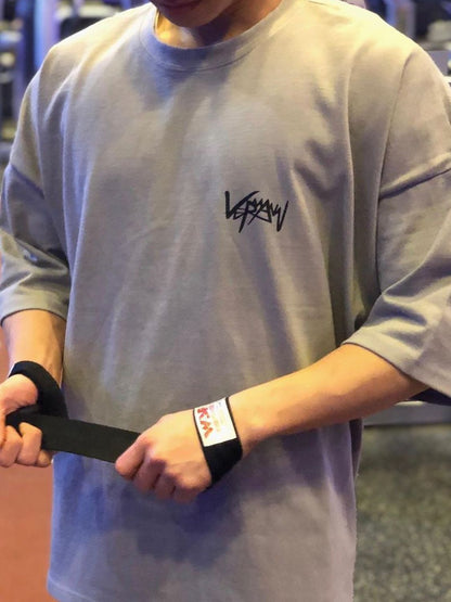 Men's Plus Size Round Neck Half Sleeve T-Shirt