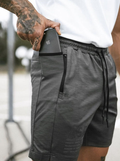 Men's Drawstring Active Shorts with Pockets