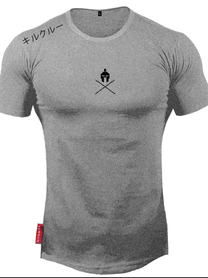Men's Plus Size Round Neck Short Sleeve T-Shirt