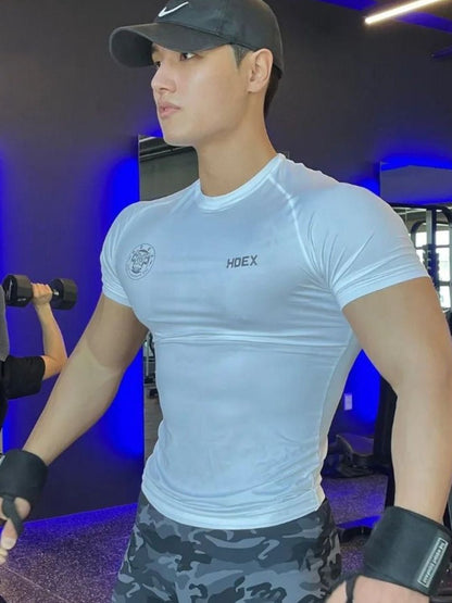 Men's Plus Size Round Neck Short Sleeve T-Shirt