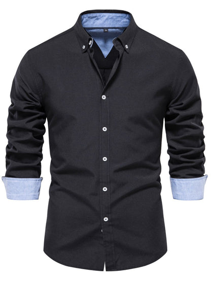 Men's Button Down Collared Neck Shirt