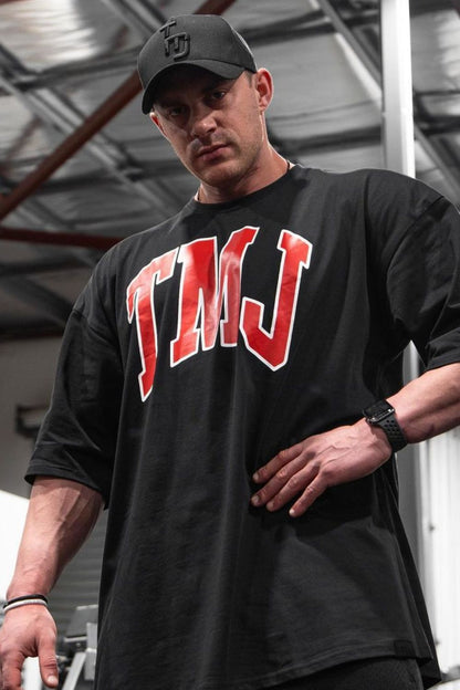 Men's Plus Size Letter Round Neck Half Sleeve T-Shirt