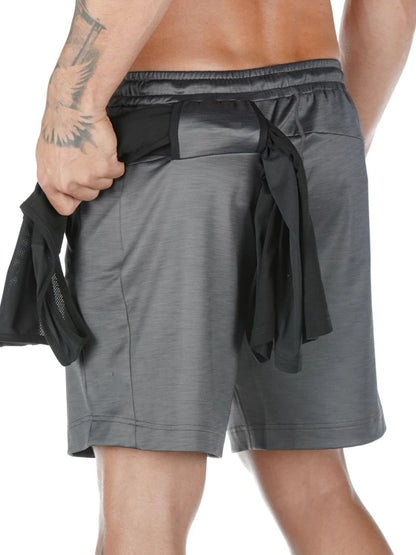 Men's Drawstring Active Shorts with Pockets