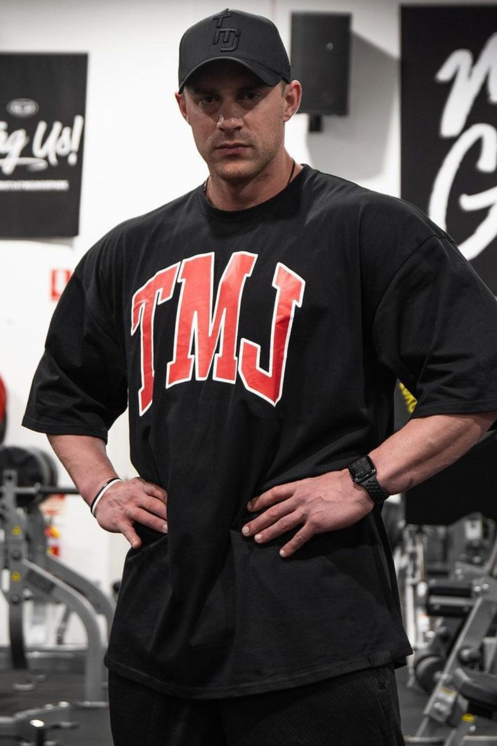 Men's Plus Size Letter Round Neck Half Sleeve T-Shirt