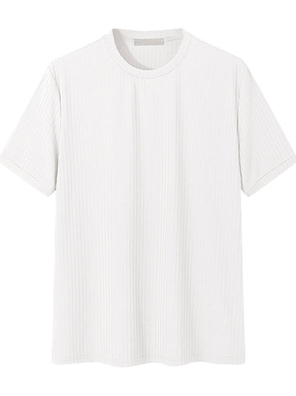 Men's Full Size Round Neck Short Sleeve T-Shirt Plus Size