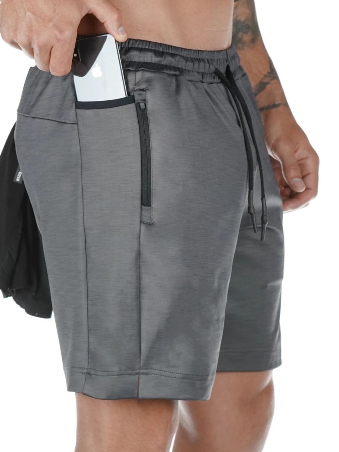 Men's Drawstring Active Shorts with Pockets