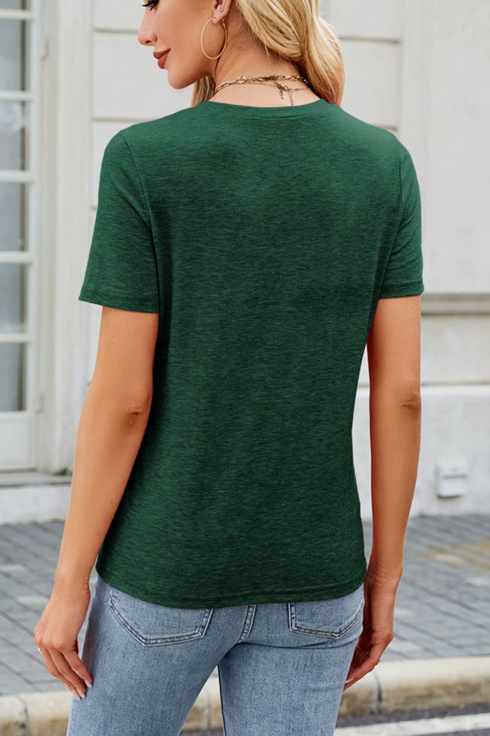 Round Neck Short Sleeve T-Shirt