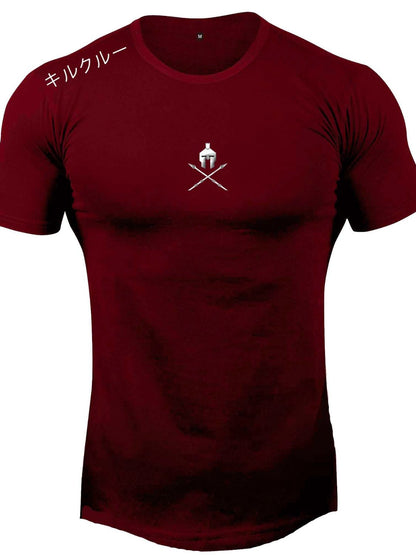 Men's Plus Size Round Neck Short Sleeve T-Shirt