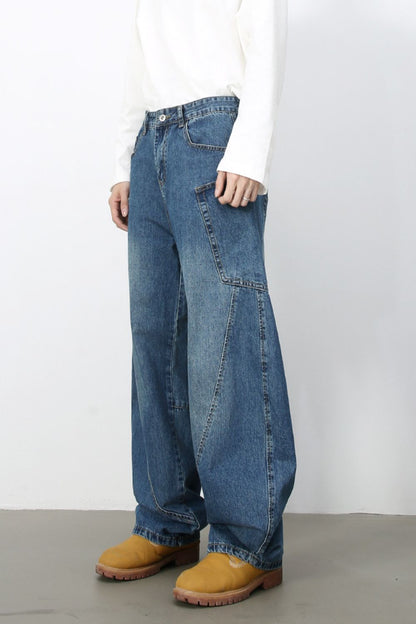 Men's Wide Leg Jeans