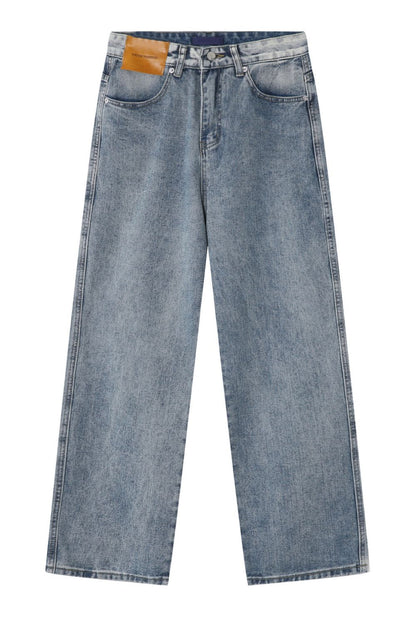 Wide Leg Jeans with Pockets