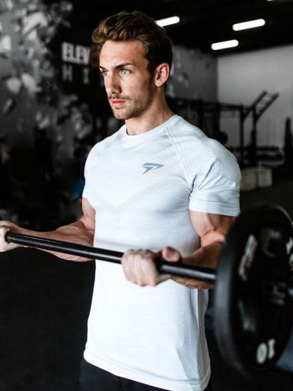 Men's Plus Size Round Neck Short Sleeve T-Shirt