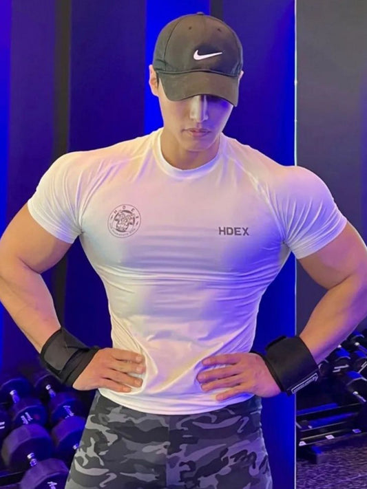 Men's Plus Size Round Neck Short Sleeve T-Shirt