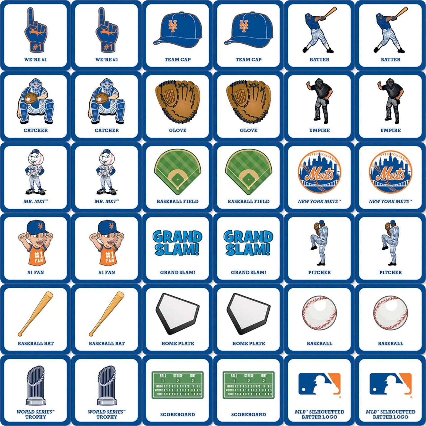 New York Mets Matching Game by MasterPieces Puzzle Company INC