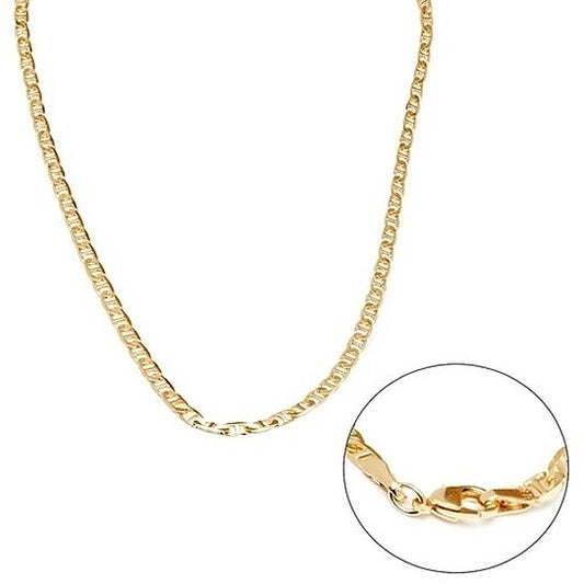 RMZ GOLD NYC 14K Gold Mariner Link Chain 24" unisex