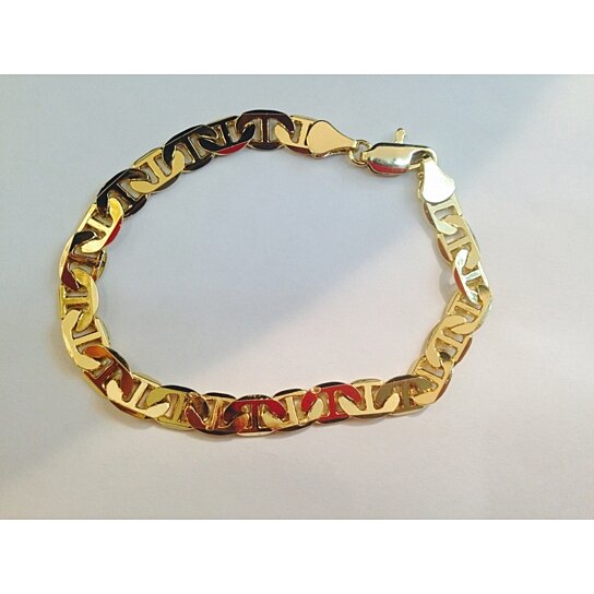RMZ GOLD NYC 14K Gold Mariner Link Bracelet 8" unisex 14K Gold