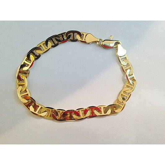 RMZ GOLD NYC 14K Gold Mariner Link Bracelet 8" unisex 14K Gold