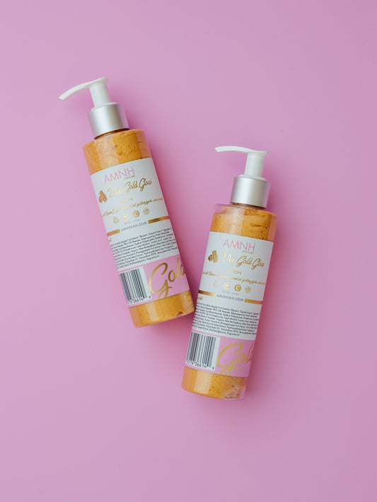 24k Gold Glow Body Lotion by AMINNAH