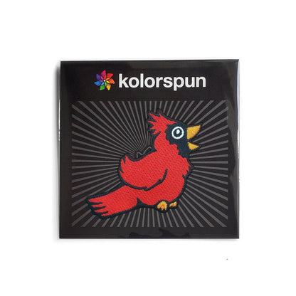 Cardinal Bird Patch by Kolorspun