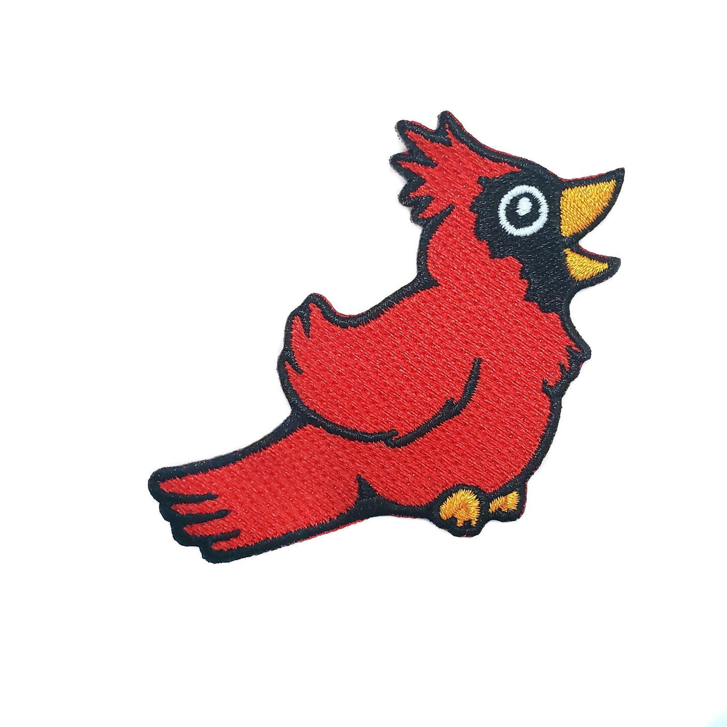 Cardinal Bird Patch by Kolorspun