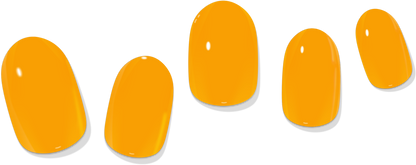 Apricot Solid Gel Nail Wrap