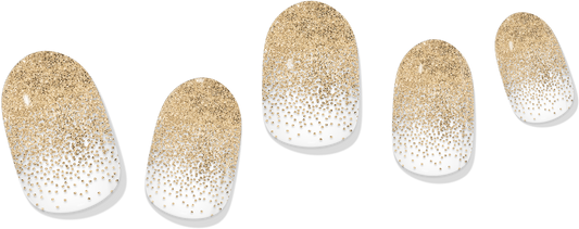 Gold Dusted Gel Nail Wrap