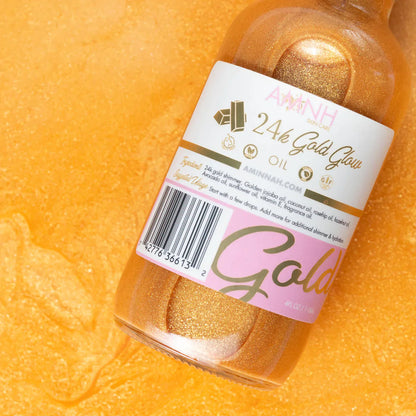 "24K Gold Glow" Body Oil by AMINNAH