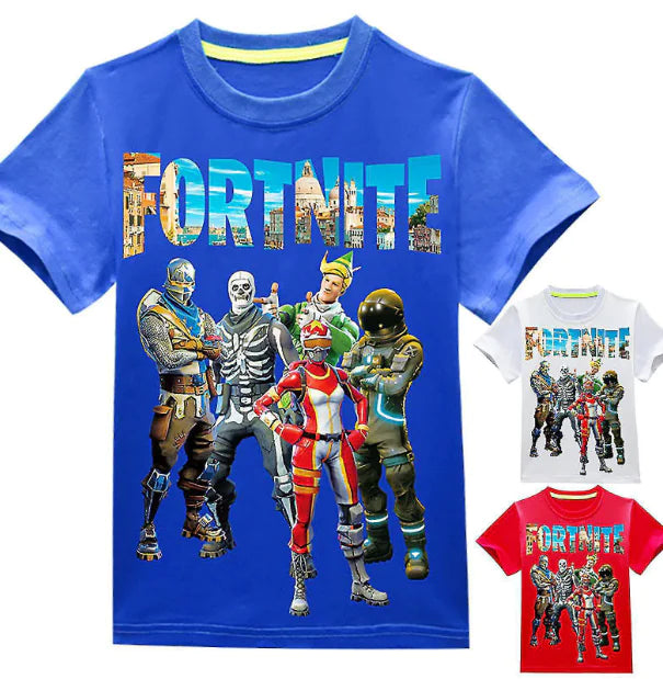Boys' Short Sleeve T-Shirt - Fortnite Design