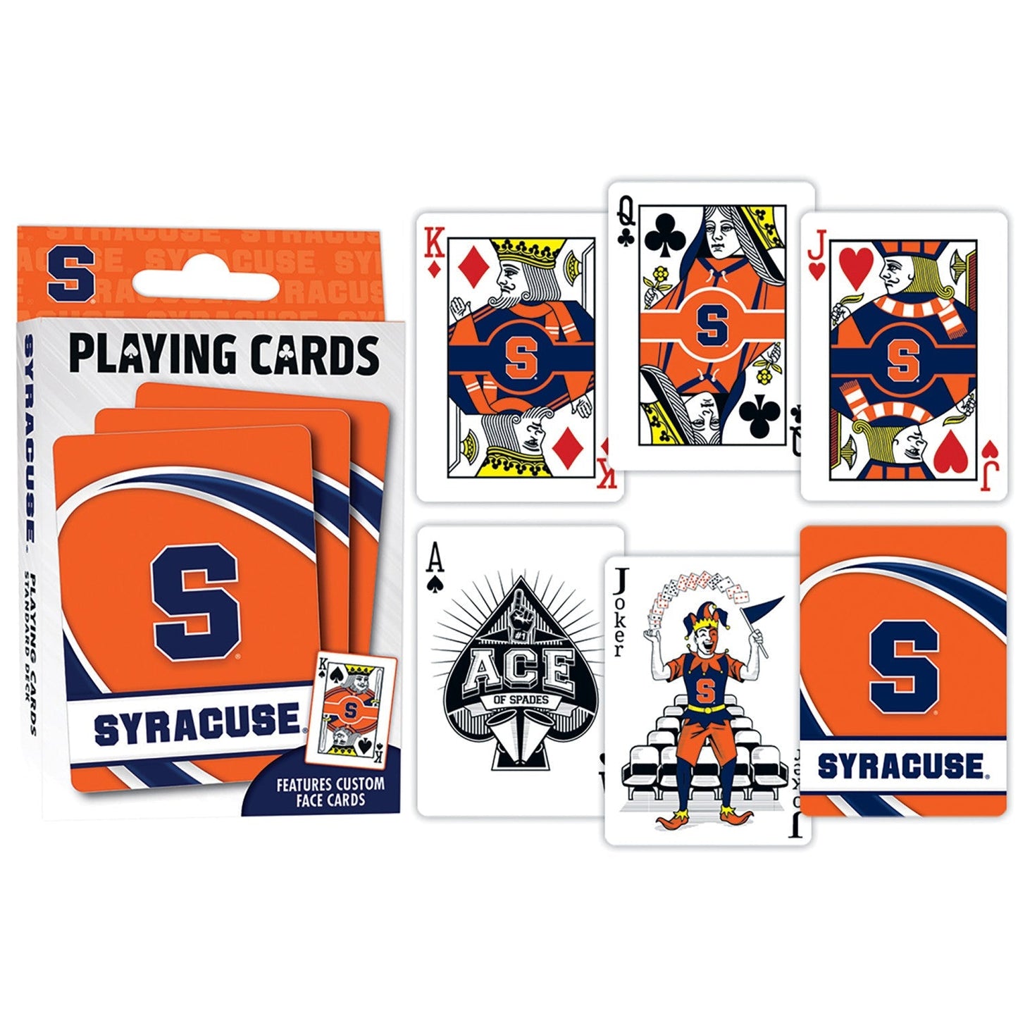 Syracuse Orange Playing Cards - 54 Card Deck by MasterPieces Puzzle Company INC