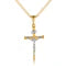 Two-Tone Cross Pendant Necklace