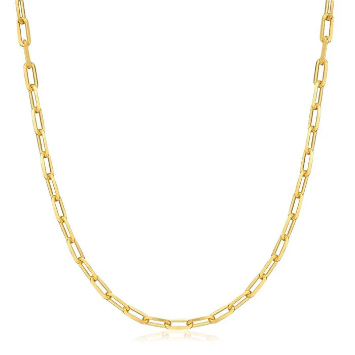Paperclip link Chain Necklace