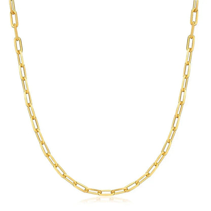 Paperclip link Chain Necklace