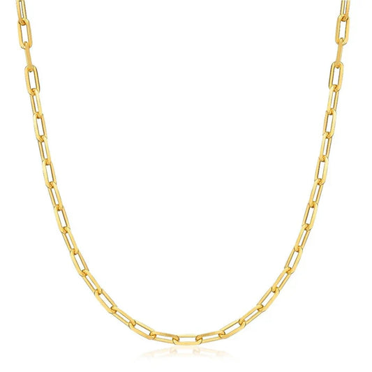 Paperclip link Chain Necklace