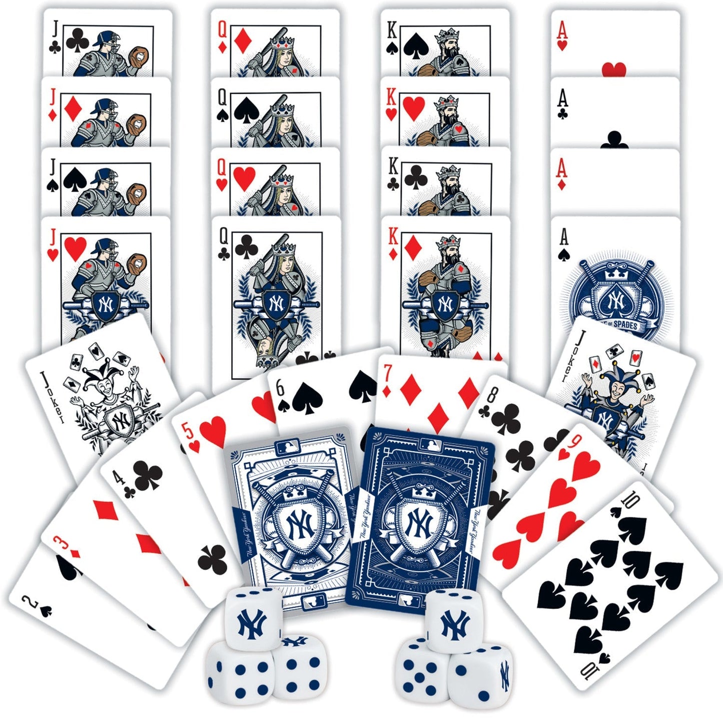 New York Yankees - 2-Pack Playing Cards & Dice Set by MasterPieces Puzzle Company INC