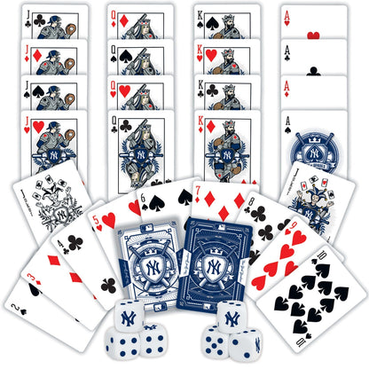 New York Yankees - 2-Pack Playing Cards & Dice Set by MasterPieces Puzzle Company INC