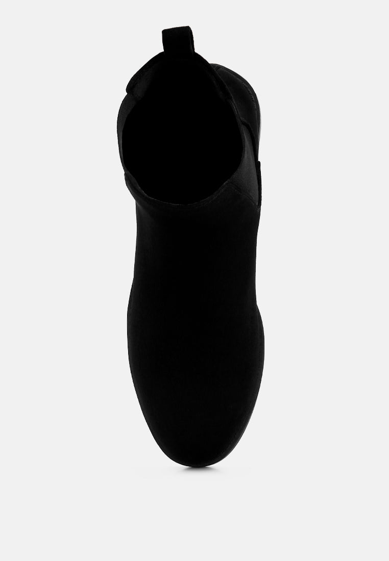 nitro micro suede chelsea boots by London Rag