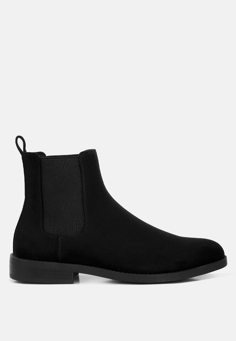 nitro micro suede chelsea boots by London Rag
