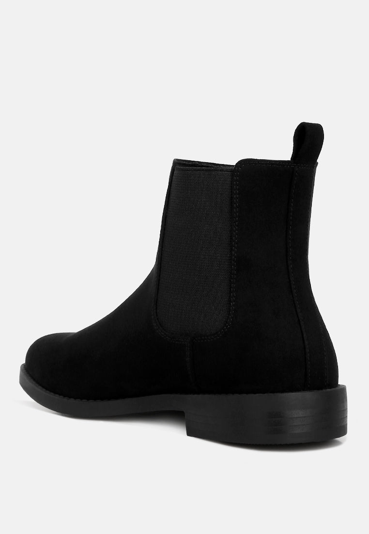 nitro micro suede chelsea boots by London Rag