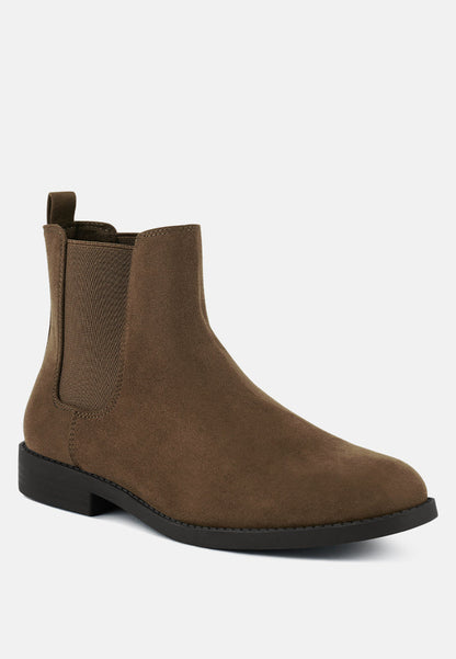nitro micro suede chelsea boots by London Rag