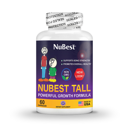 NuBest Tall, Powerful Growth for Kids & Teens (5+), Non-Milk Drinkers, 60 Capsules by NuBest Nutrition®