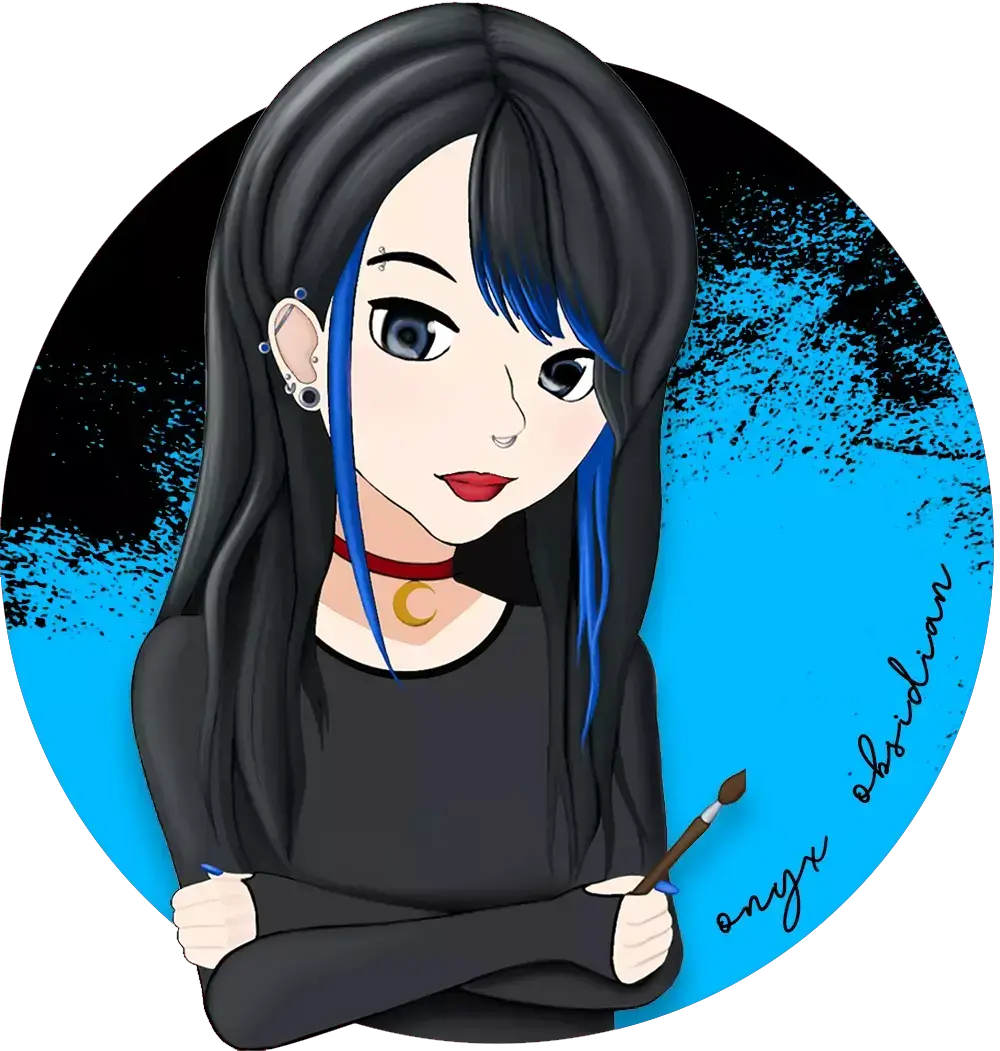 Black Double Gem Kiss Me Heart Dangle Belly Ring by Onyx O