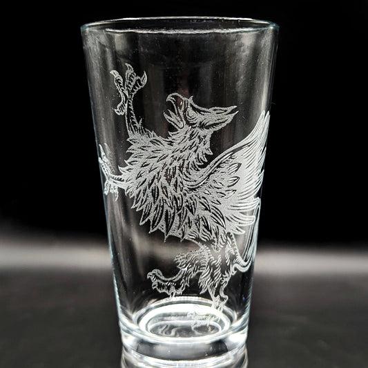 MYTHICAL CREATURES Pint Glasses by LumEngrave