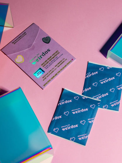 32x Healing Heart Pimple Patches by Skincare for Weirdos